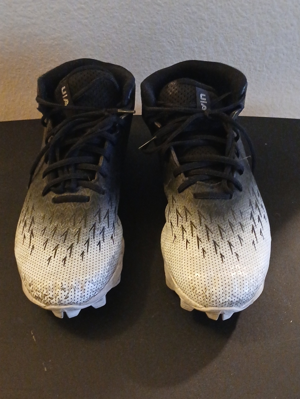 Under Armour Black and White Men's Turf Cleats